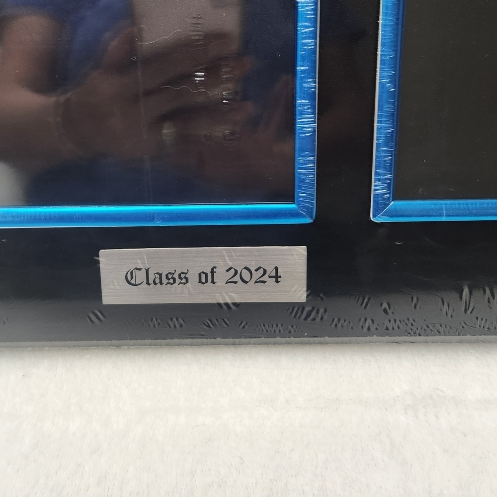 Class of 2024 Black and Blue Photo Frame 7X9 - Picture 2 of 5